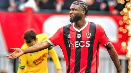 Terem Moffi Join Super Eagles Legends to hit 50-Goal Milestone in Ligue 1