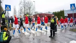Pre-Match Journey: Meet the Football Team that Risks it All by Crossing the Road Before Kickoff
