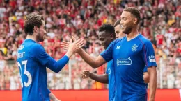 Cyriel Dessers Hit Brace for Rangers in 8-Goal Thriller against Union Berlin