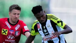 Nigerian Star Moses Usor Scores for LASK in Austrian Cup Opener
