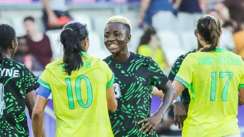 Super Falcons Star Abiodun Deborah Meets Marta, Blushes