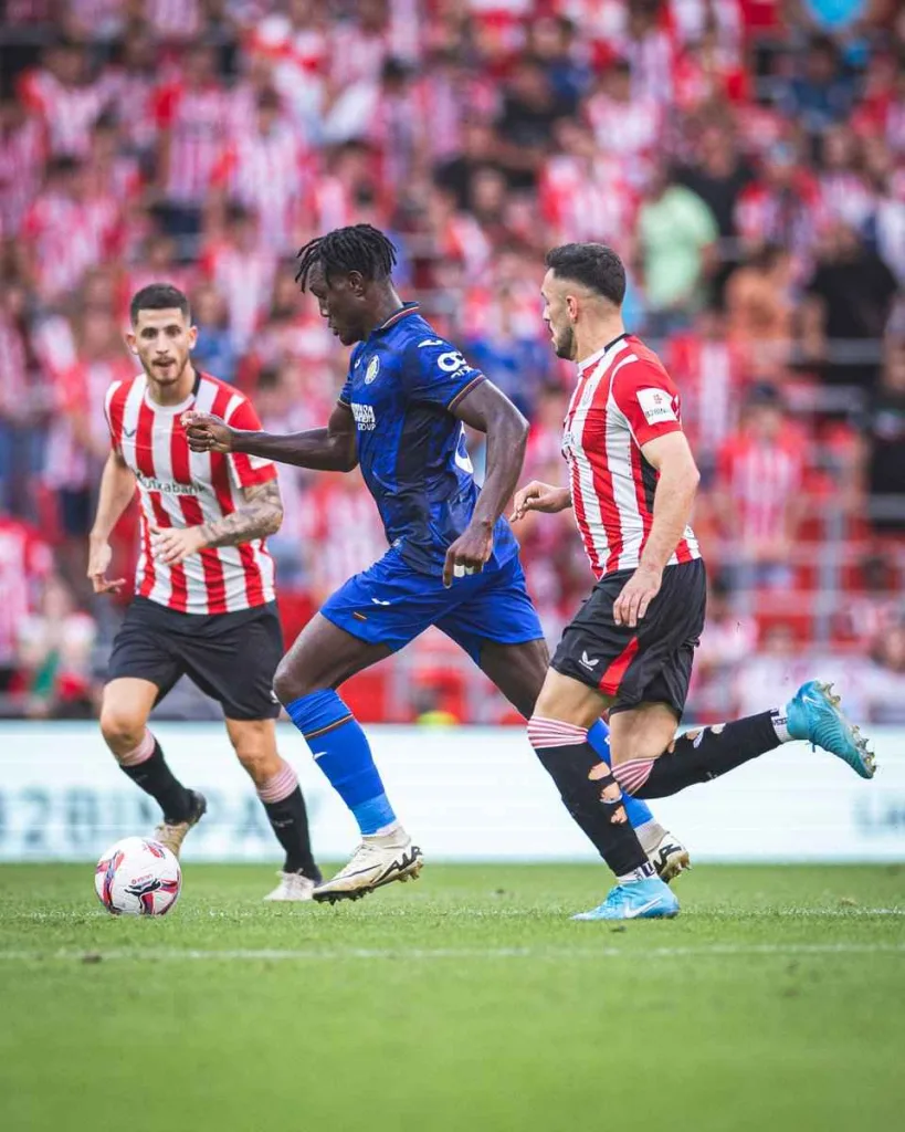 Chrisantus Uche Reveals How it Feels to Score Debut Goal for Getafe in 1-1 Draw Against Athletic Bilbao