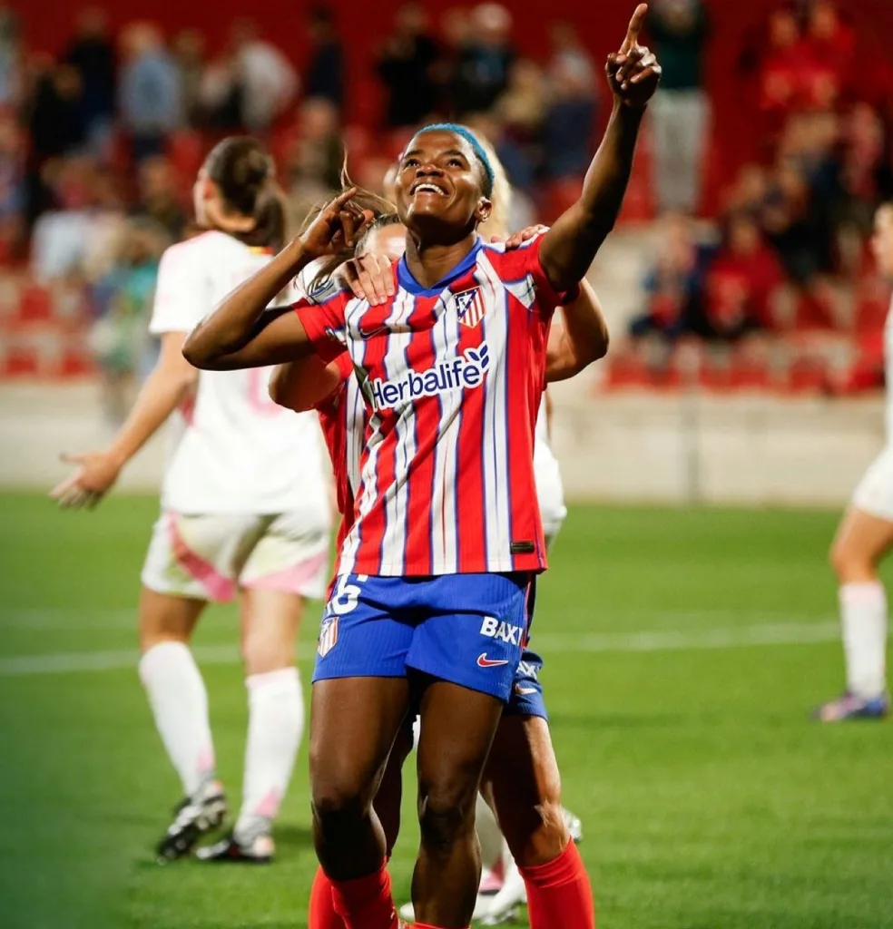 Rasheedat Ajibade Shines Again, Nets Goal, Forces Two Own Goals Against Madrid CFF