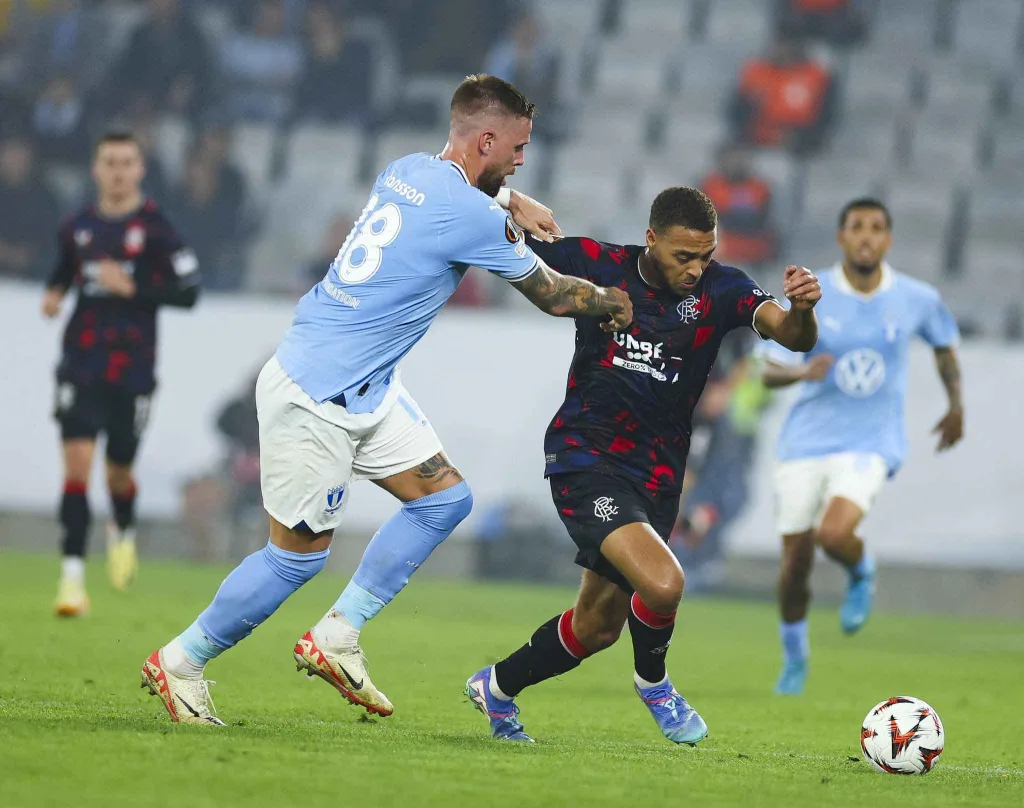 Europa League: Dessers Delivers Third Assist as Rangers Defeat Malmo 2-0