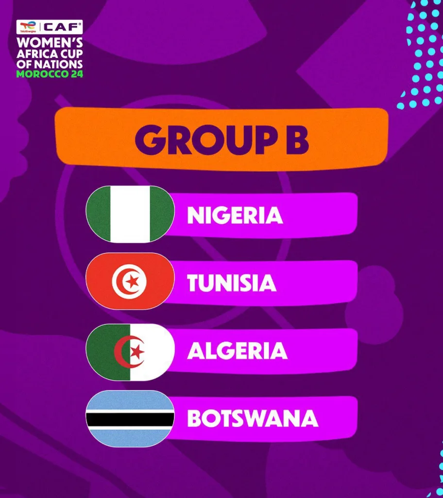 WAFCON 2024: Super Falcons hunt familiar foes in Group B, target record 10th title