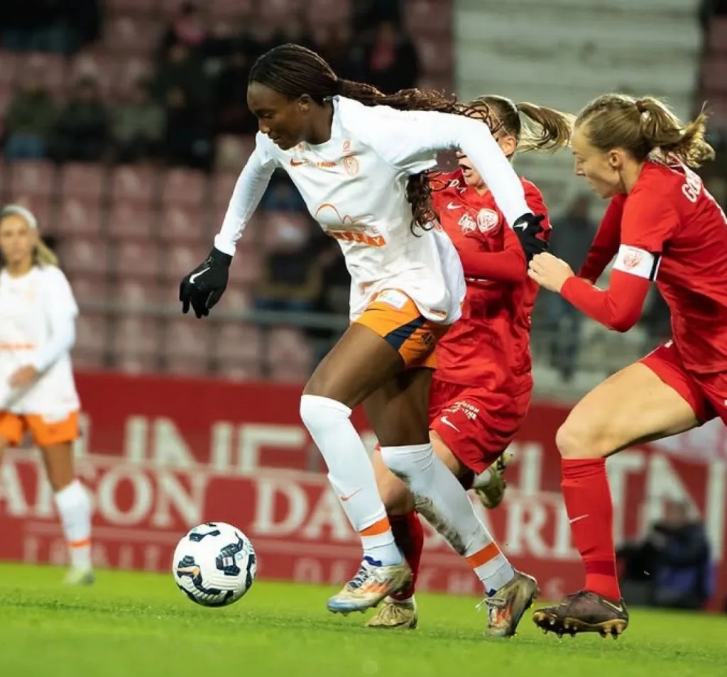 Super Falcons star Ifeoma Onumonu scores 5th straight goal as Montpellier falls in 6-goal thriller
