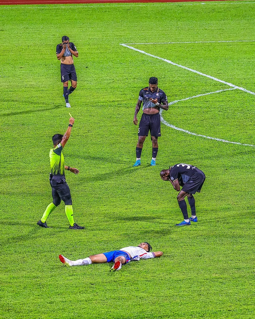 How 33-year-old Nigerian star bagged hat-trick, red card in first half, inspire team to 5-star win