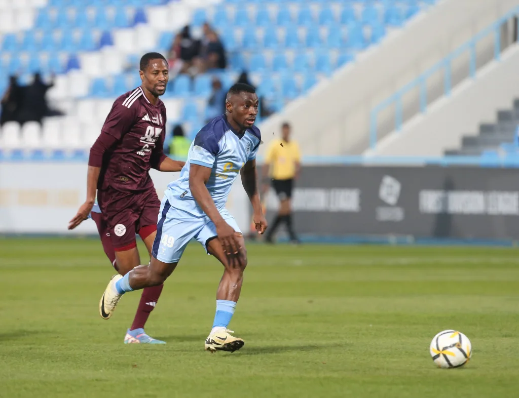 Nigerian forward Ibrahim Tomiwa bags brace, eases Al-Batin's relegation fears