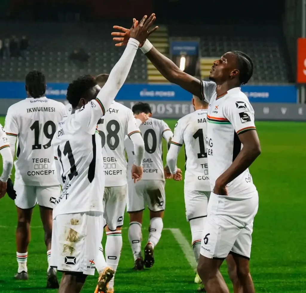 Ex-Nigerian youth international Ikwuemesi scores, Chike debuts in Leuven’s 5-star cup win