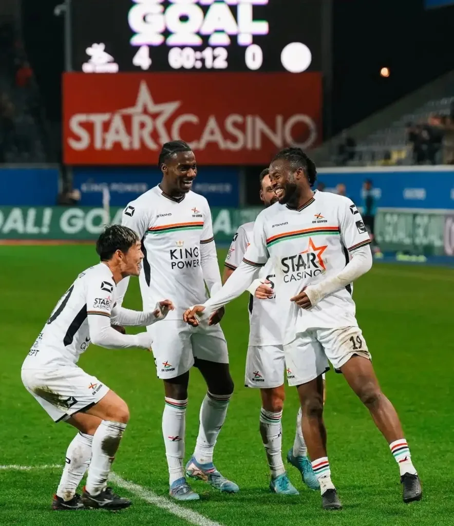 Ex-Nigerian youth international Ikwuemesi scores, Chike debuts in Leuven’s 5-star cup win