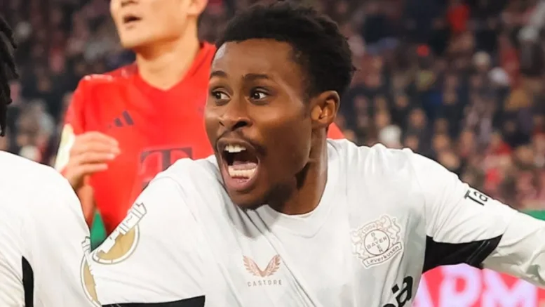 Super Eagles star Nathan Tella scores winner as Leverkusen dump Bayern out of Pokal Cup