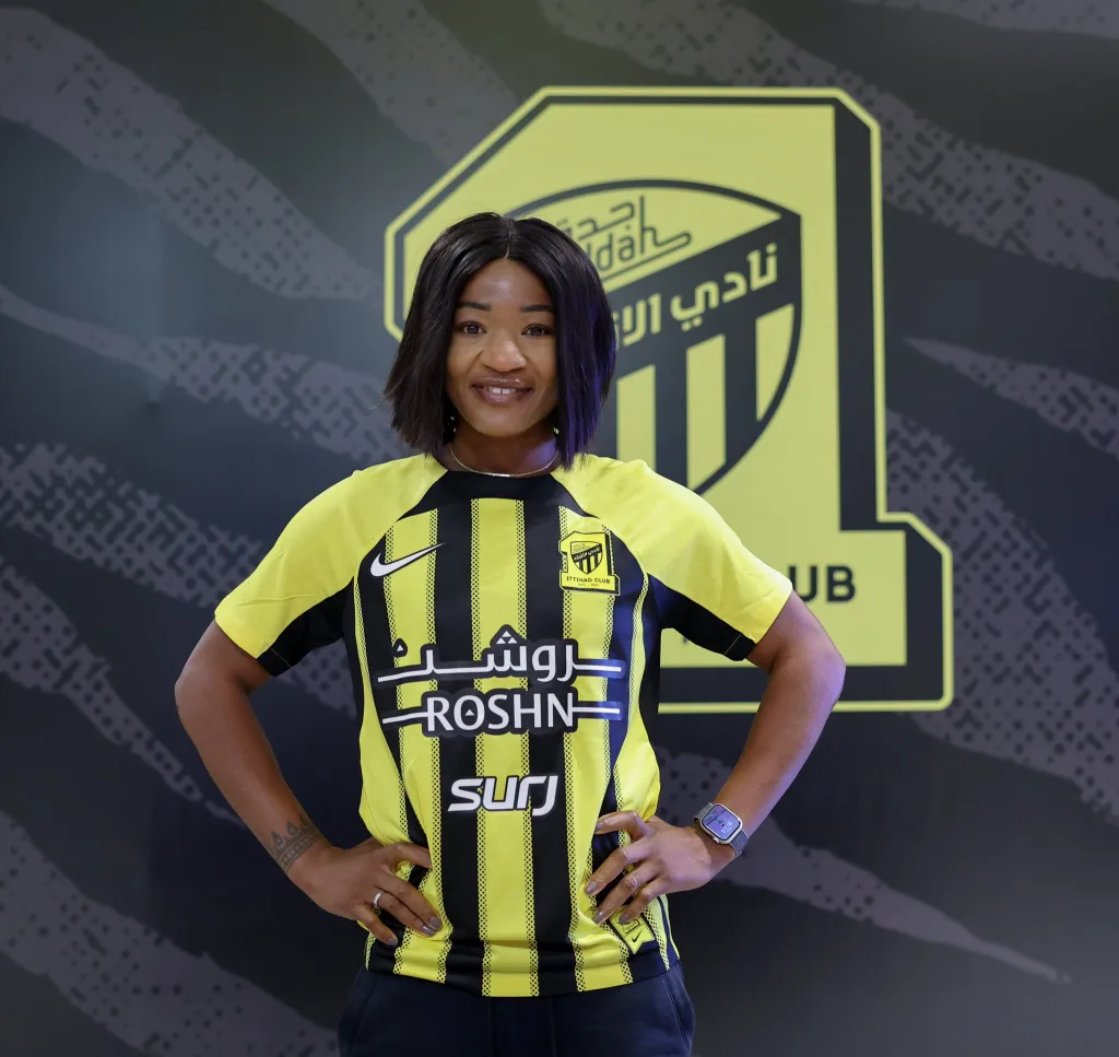 Francisca Ordega joins Super Falcons defender Ashleigh Plumptre at Al-Ittihad Ladies