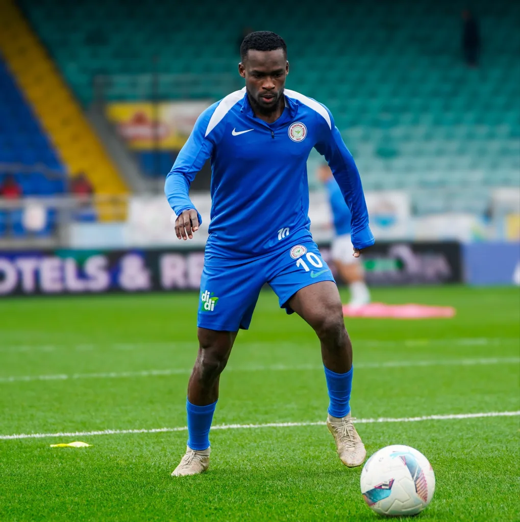Super Eagles star Ibrahim Olawoyin ends 57-day goal drought in style, bags assist to fire Rizespor to victory