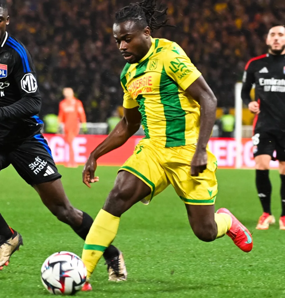 Moses Simon: Super Eagles star denied goal, but last-gasp assist rescues Nantes from Lyon