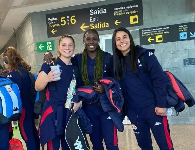 Super Falcons star Blessing Nkor calls football 'hard work' after winning debut in Spanish Liga F