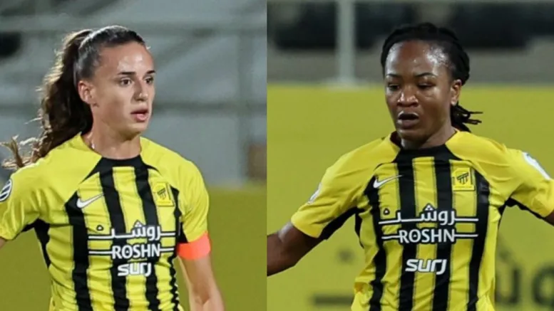 Ashleigh Plumptre and Francisca Ordega