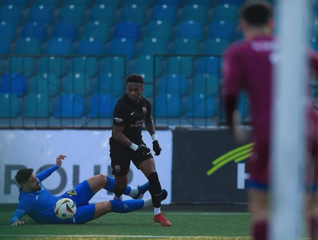 Nigerian forward Jesse Sekidika