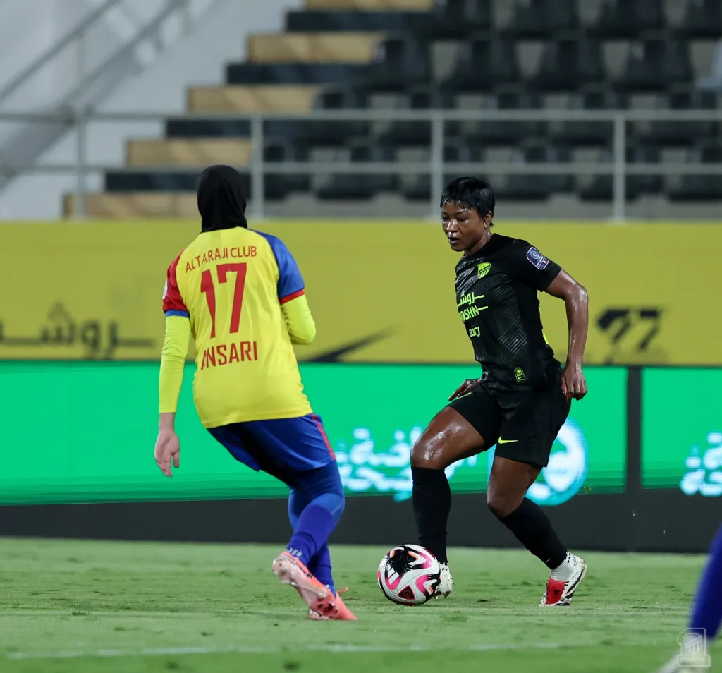 Francisca Ordega in action