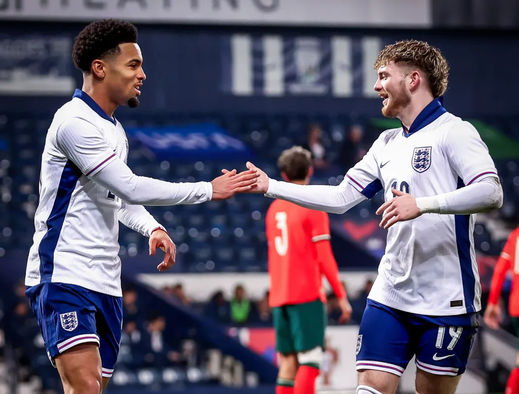 Arsenal star Ethan Nwaneri representing England U21