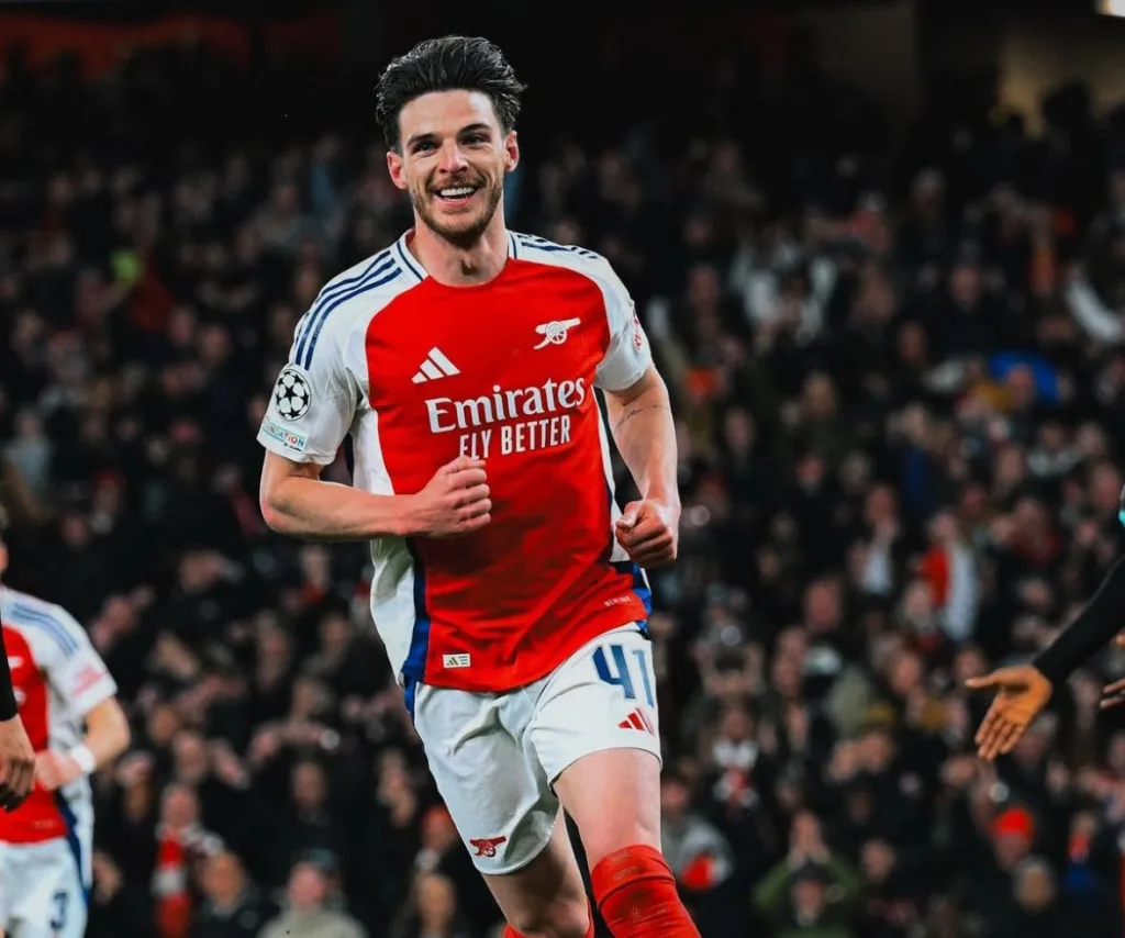 Declan Rice rewrites Champions League history with double free-kick as Arsenal demolish 10-man Real Madrid