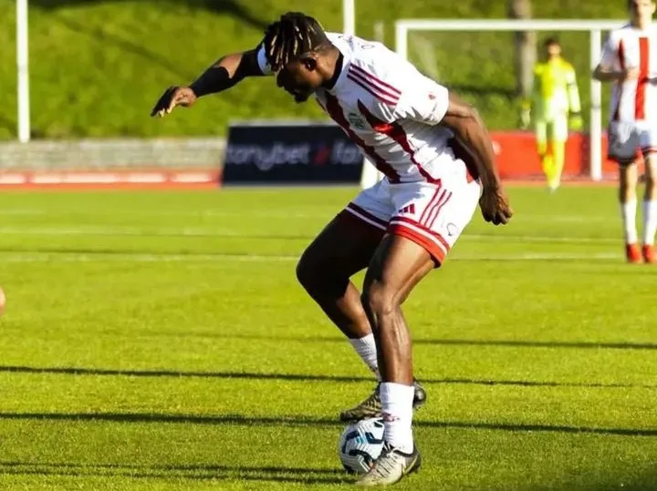 Oloko Ede scores first goal for FK Liepaja in 4 appearances