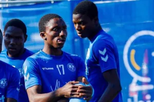 Sporting Supreme players in action during Gothia Cup