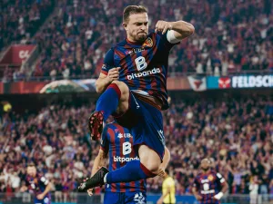 FC Basel players in Swiss Super League clash with Young Boys