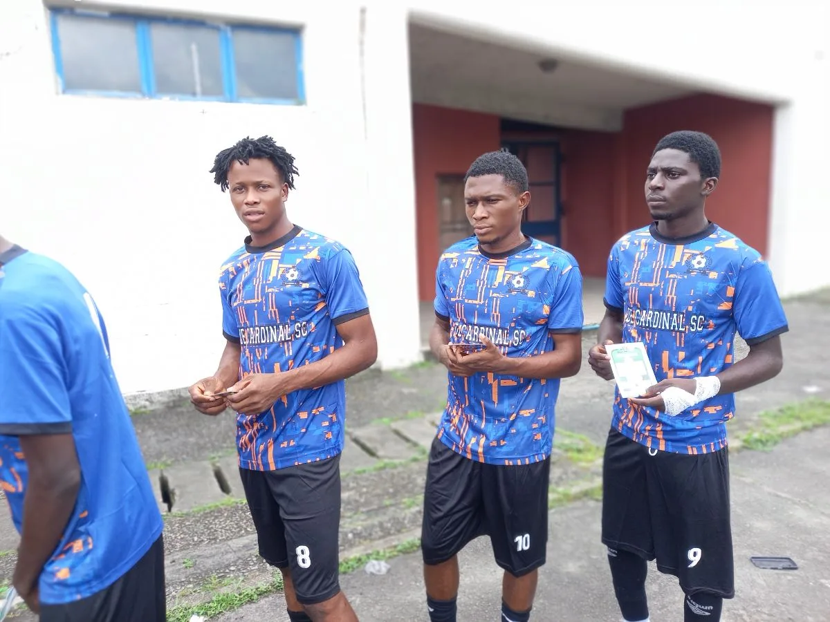 Dolphins Academy celebrate goal in NLO U19 Youth League