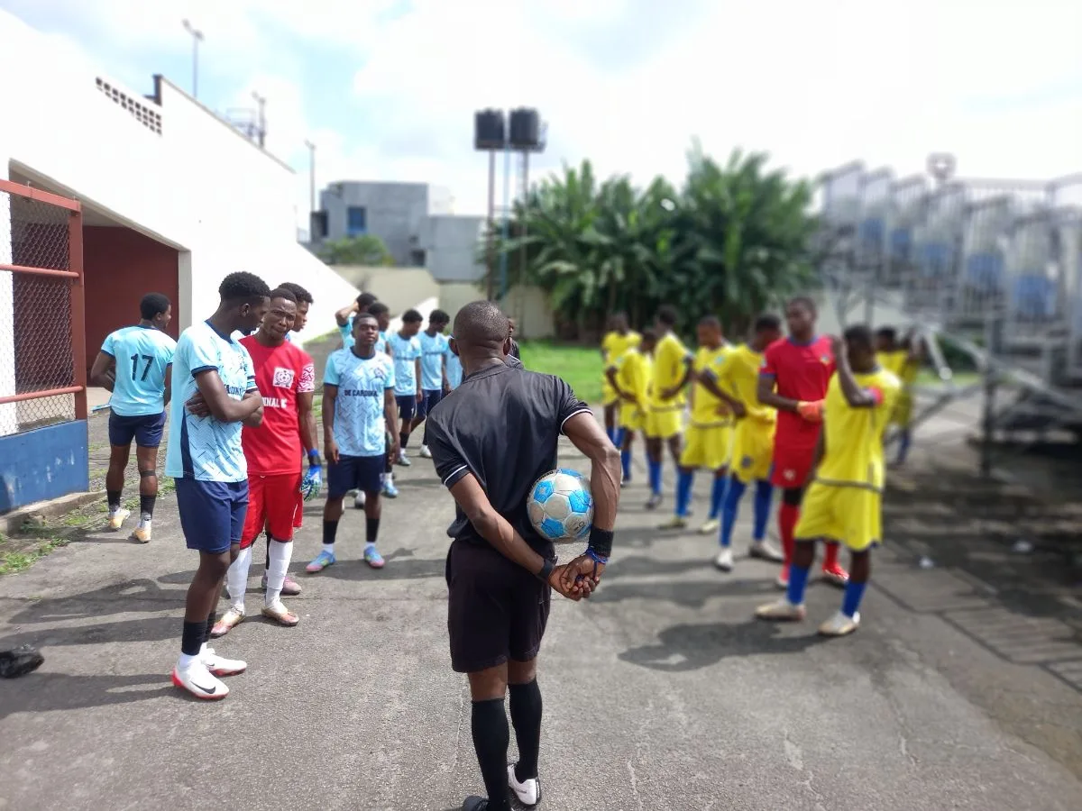 Cynosure Feeders celebrate goal in NLO U19 Youth League