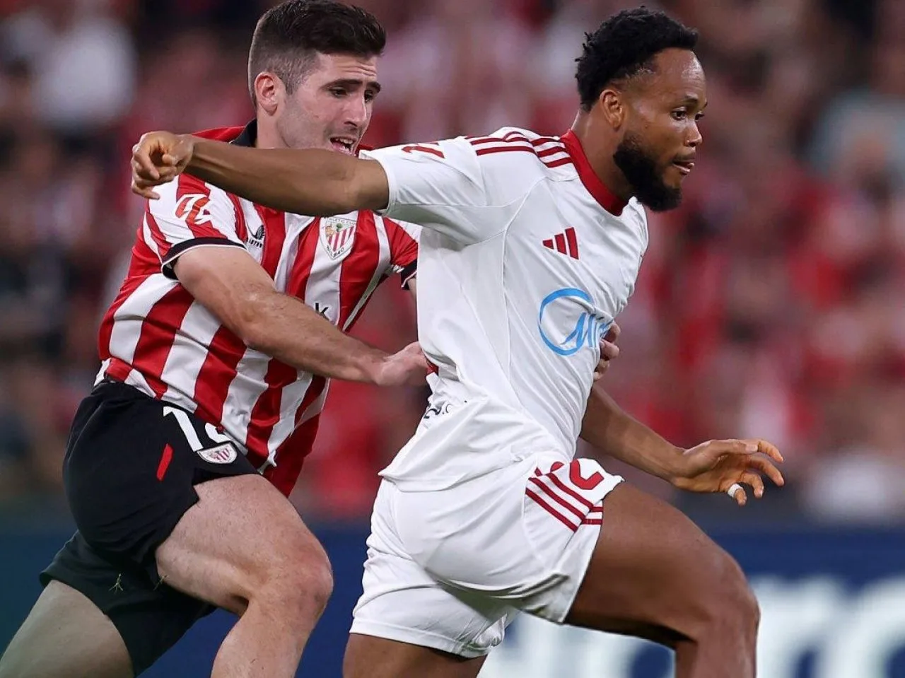 Akor Adams Sevilla first assist vs Athletic Club