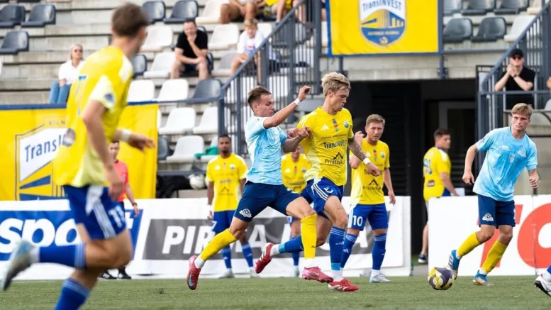 Christopher Ellah and Chidera Nwoga in Lithuania I Lyga action