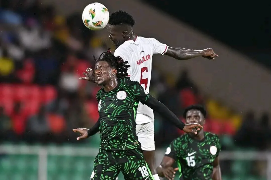 Sudan Forward celebrates 4-0 win over CHAN Eagles