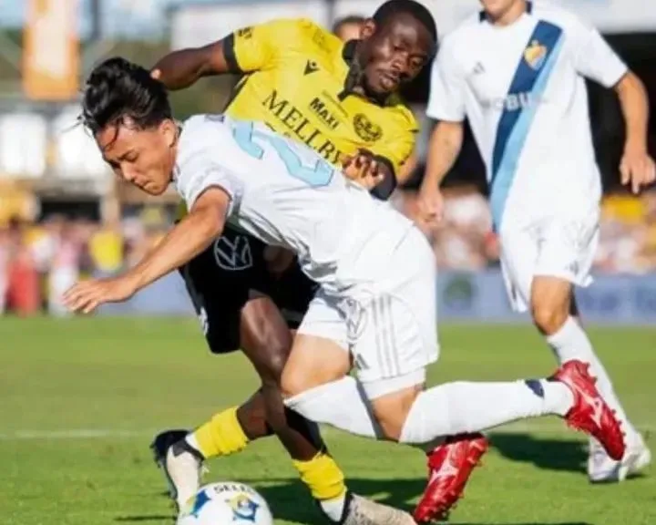 Bright Edomwonyi in action