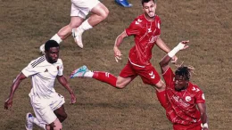 Francis Ezeh scoring against Hatayspor in away victory