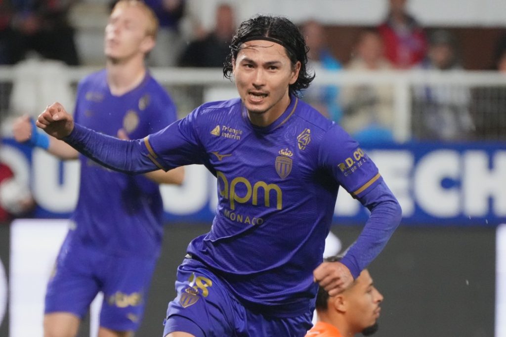 AS Monaco striker George Ilenikhena scores late header
