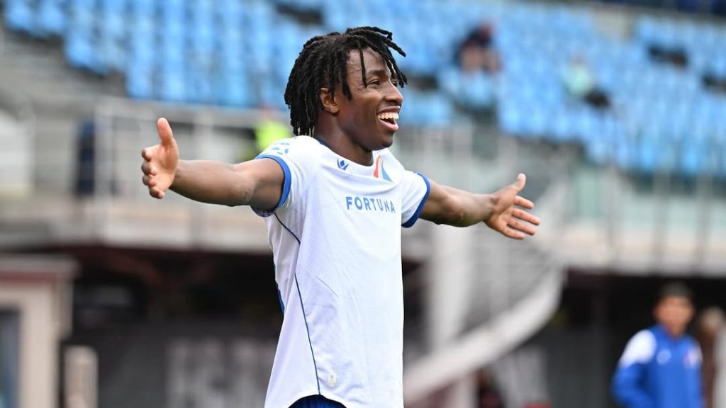 Abdullahi Bewene man of the match performance in Czech Liga 2