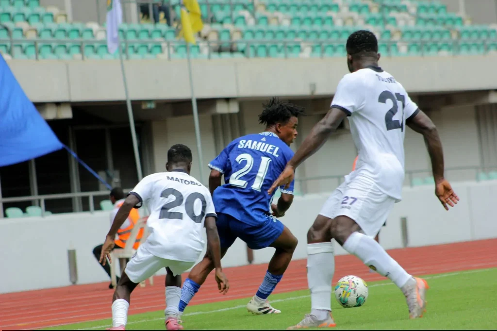 Finidi reveals Rivers United star’s failed attempt to copy his iconic 1994 World Cup chip in CAF win