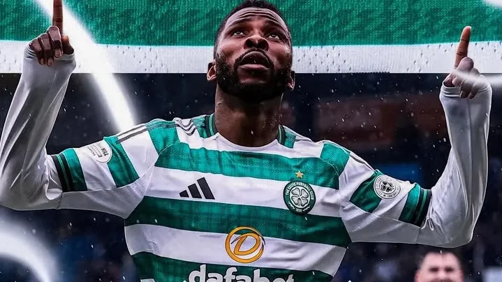 Kelechi Iheanacho leads Celtic’s attack in Scottish Premiership match