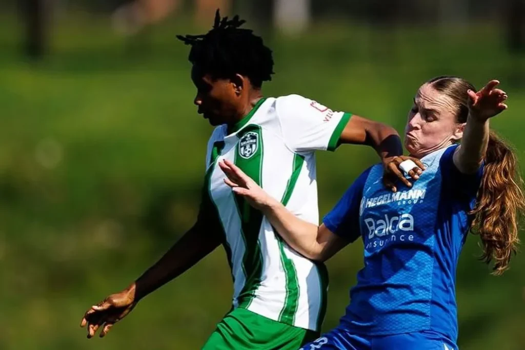 MFA Žalgiris forward Adugbe scores in A Lyga Women