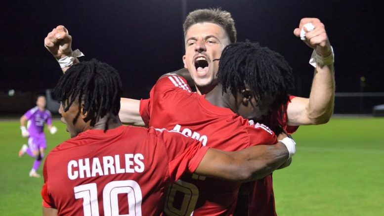 Stanley Charles scores to light up FC Trinec’s ruthless 5-0 rout of Slovacko B