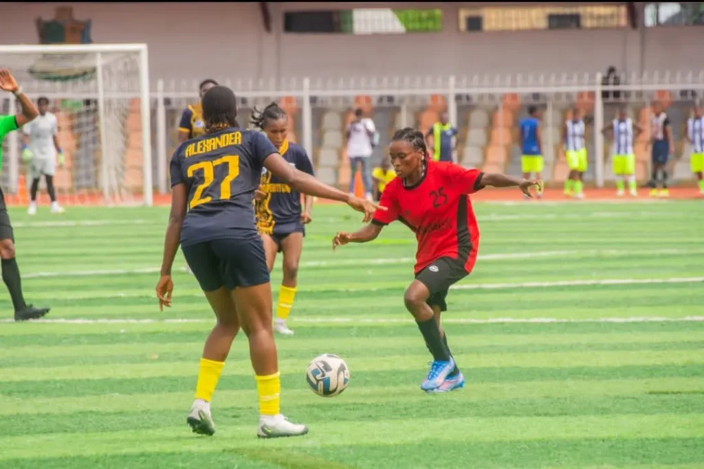 Bayelsa Queens vs Rivers Angels rivalry match action