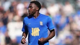 Bright Osayi-Samuel in action for Birmingham City