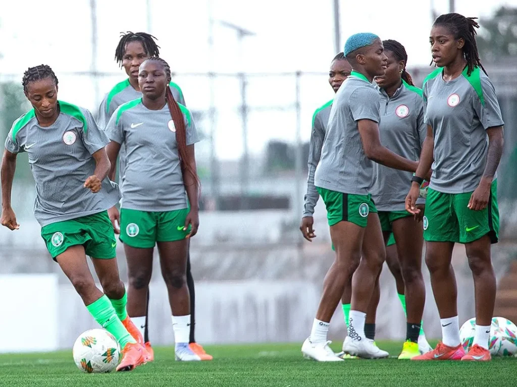 Nigeria Super Falcons attackers in WAFCON Qualifiers