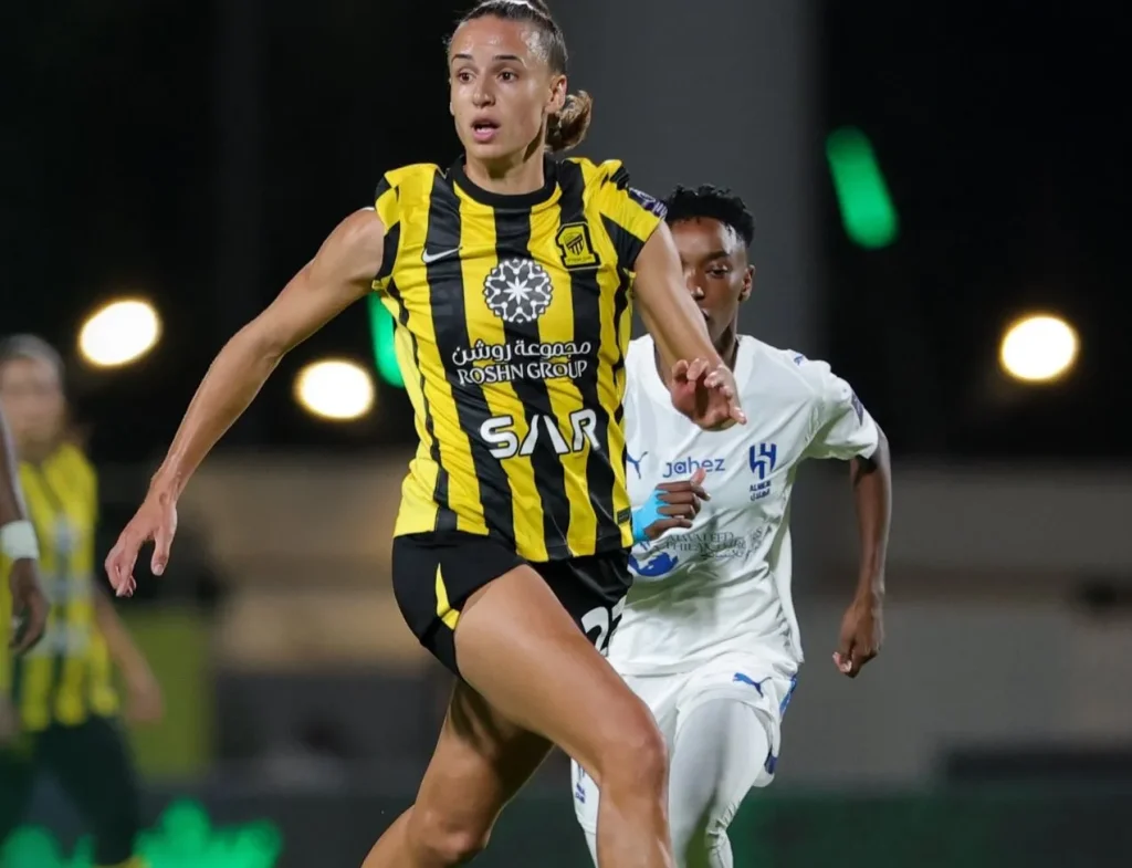 Super Falcons defender Plumptre delivers decisive cross for Al Ittihad goal