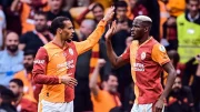 Victor Osimhen celebrates Super Lig goal for Galatasaray