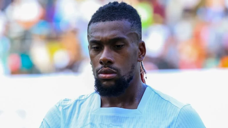Alex Iwobi training ahead of AFCON