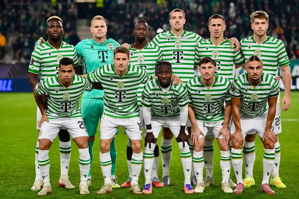 Bamidele Yusuf celebrates after providing two assists in Europa League win