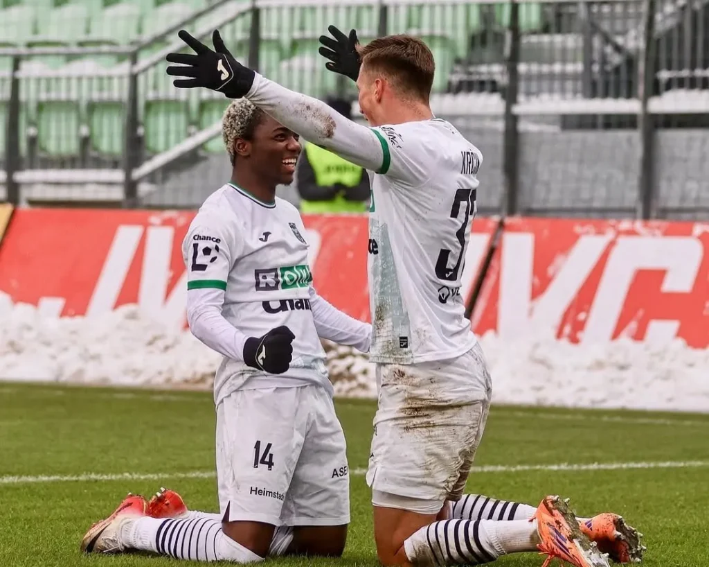 Emmanuel Ayaosi hails first senior hat-trick as career-best performance