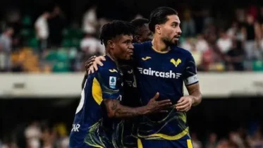 Gift Orban hits the post in Serie A clash against Inter Milan