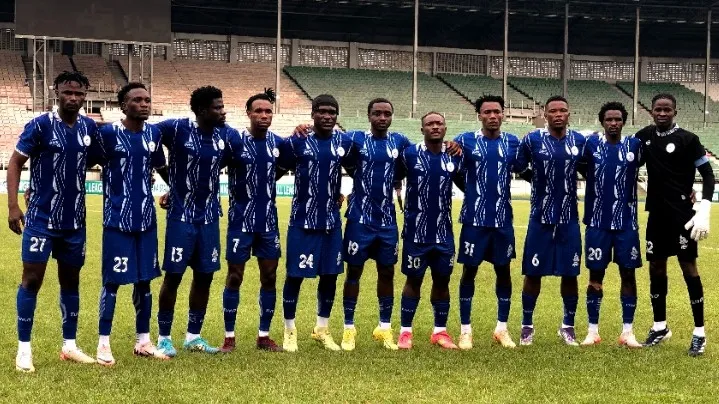 Rivers United training ahead of CAF Champions League match